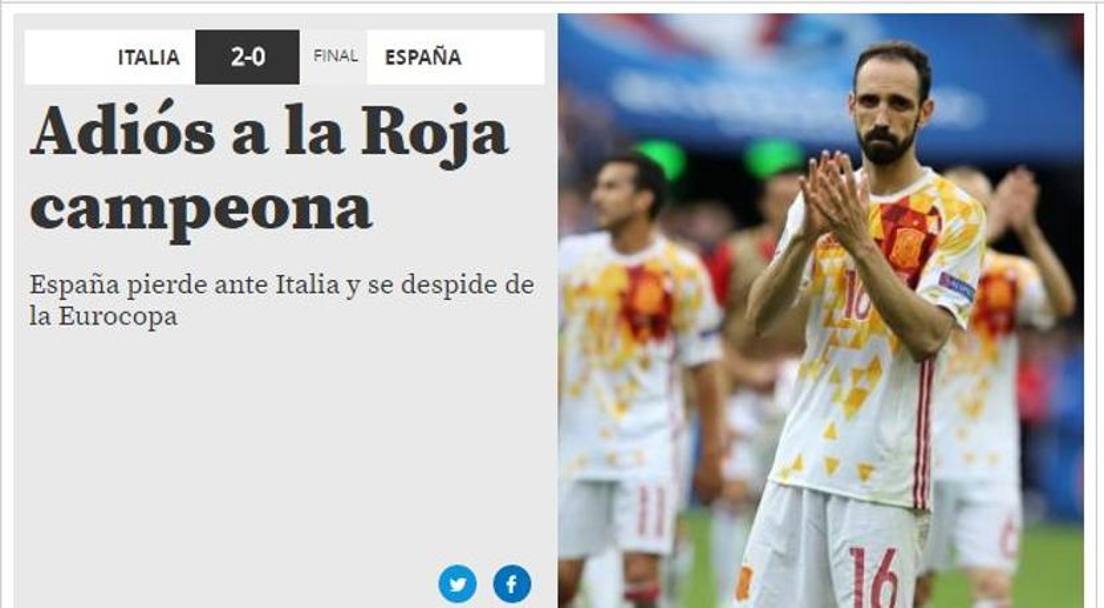 Il Mundo Deportivo saluta la Spagna: 